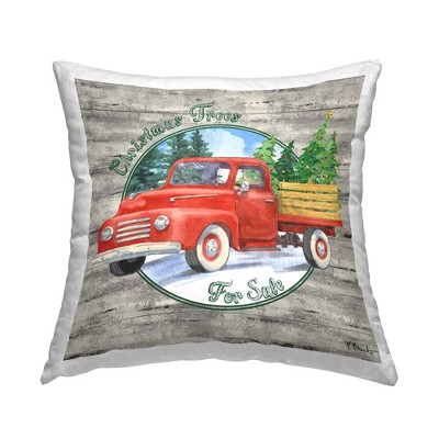 Stupell Industries Rustic Pickup Christmas Trees