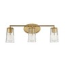 Savoy House Sacremento 3 - Light Vanity in  Satin Nickel - 3 of 4