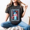 Simply Sage Market She Loves America Checkered Garment Dyed Tee - 2 of 4