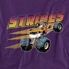 Blaze And The Monster Machines Stripes Badge Adult T-Shirt Purple 5X Large - 2 of 4
