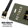 U.S. Army Retired Logo Luggage ID Tags Set of 2 - 2 of 4
