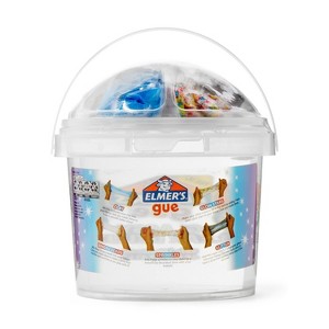 Elmer's Gue 3lb Glassy Clear Deluxe Premade Slime Kit with Mix-Ins: Sensory Development, Storage Container, Ages 3+ - 1 of 4