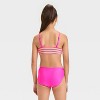 Girls' Teen Summer Striped Bikini Set - art class™ - 2 of 3