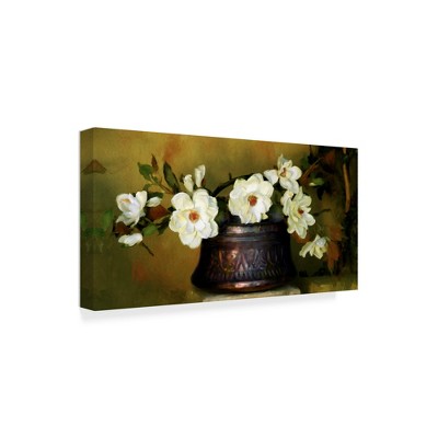 Trademark Fine Art -Sharon Forbes 'Magnolias' Canvas Art