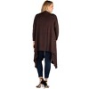 Plus Extra Long Open Front Cardigan - 24seven Comfort Apparel™ - 3 of 3