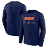 NCAA Virginia Cavaliers Men's Long Sleeve Black T-Shirt - 3 of 3