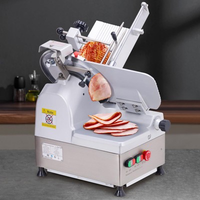 Garvee Automatic Meat Slicer, Deli Slicer with 12" Carbon Steel Blade, Meat Slicer Machine for Commercial/Home Use