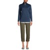 Lands' End Women's Sweater Fleece Quarter Zip Pullover - 4 of 4