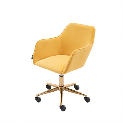 Vynxaria Modern Accent Chairs for Vanity or Office - Adjustable Height & 360° Swivel, Multiple Colors