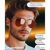 grinderPUNCH Retro Classic Aviator Sunglasses (Black) - 3 of 4