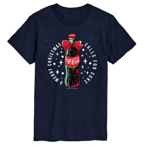 Men's - Coca Cola - A Merry Christmas Calls for Coke Short Sleeve Graphic T-Shirt - 1 of 4