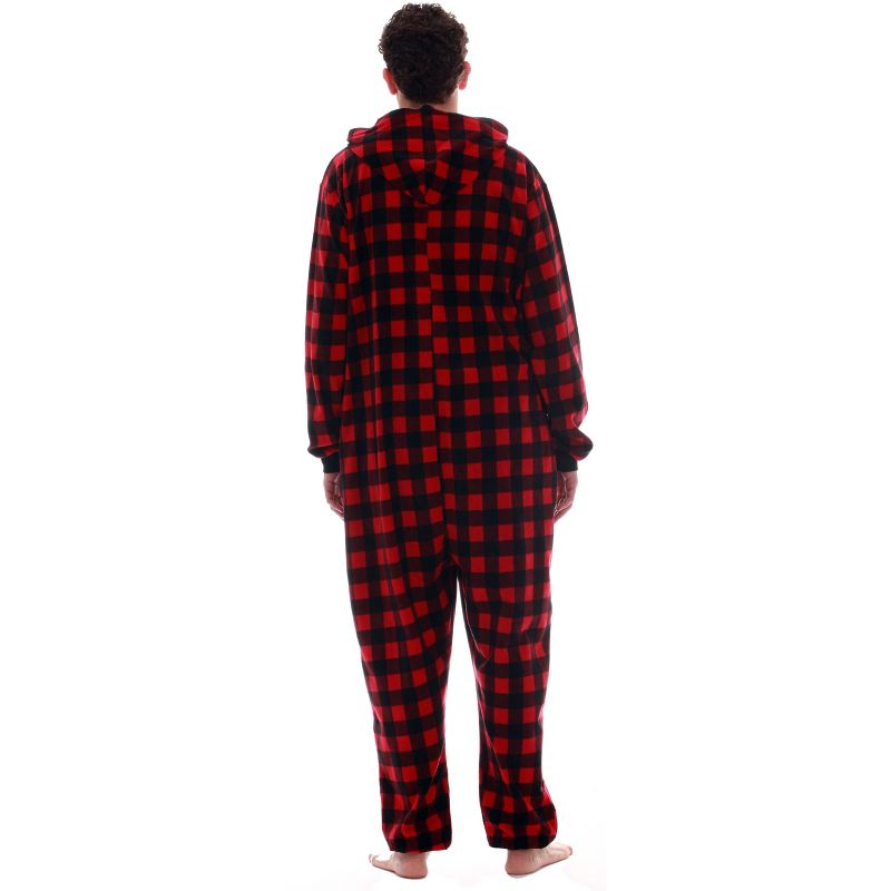 #followme One Piece Matching Buffalo Plaid Adult Onesie for Family, Couples, Dog, Men, Women, 2 of 3