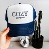 Embroidered Cozy Season - Womens Foam Trucker Hat - 2 of 2