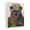 Stupell Industries Fisherman Outfit Brown Grizzly Bear Fishing Pole Black Framed Giclee Art - 3 of 4