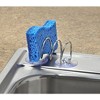 Spectrum Chrome Suction Sink Organizer, Alloy Steel, 10-Inch - 2 of 3