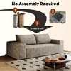 NicBex Modern 2/3-Seat Loveseat Sofa Couch for Living Room,Bedroom,Comfy Upholstered Lounge Futon Couch with Deep Cushions - 3 of 4