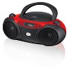 GPX CD, AM/FM Boombox - Red (BC232R) - image 2 of 3