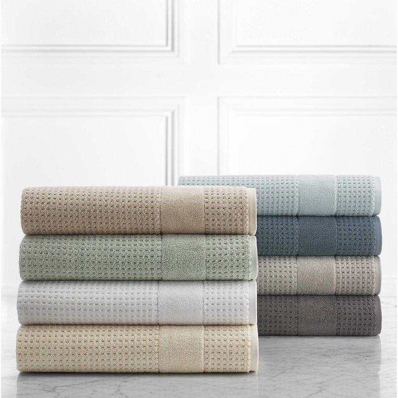 6pc Checkered Bath Towel Set - Cassadecor, 3 of 6