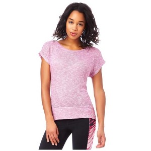Aeropostale Womens Sheer Scoop-Back Knit Basic T-Shirt - 1 of 3