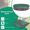 Safstar 4F Wooden Sandbox w/Built-in Corner Seat, Cover, Bottom Liner for Outdoor Play - 4 of 4