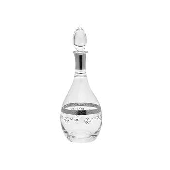 Classic Touch Wine Bottle with Rich silver Design