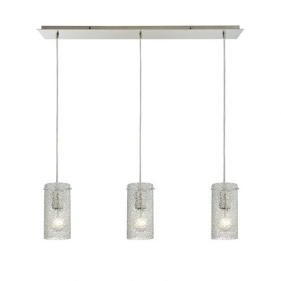 Elk Home Ice Fragments 3 - Light Island Pendant Light in  Satin Nickel