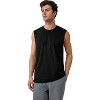 Anna-Kaci Active Men's Sleeveless Crew Neck Ribbed Tank Top with Relaxed Fit and Stretch Fabric - 4 of 4