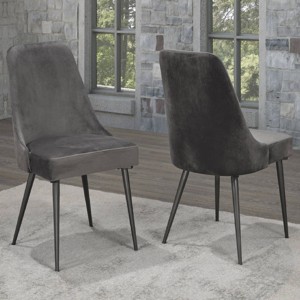 Brassex Set of 2 Celine Dining Chairs - 1 of 4