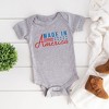 The Juniper Shop Made In America Stars And Stripes Baby Bodysuit - 2 of 2