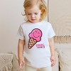 The Juniper Shop SmileyWorld Cool Summer Ice Cream Pink Toddler Short Sleeve Tee - 3 of 4