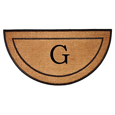 Calloway Mills 106573672G The General Monogram Doormat, 24" x 36", Letter G