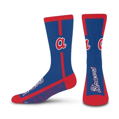 MLB Atlanta Braves Adult Crew Socks