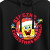 Women's - SpongeBob SquarePants - Singing Christmas Korals Cropped Graphic Hoodie - 2 of 4