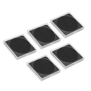Unique Bargains Collection Supplies Coin Snap Holder with Foam Gasket 5 Pcs - 1 of 4