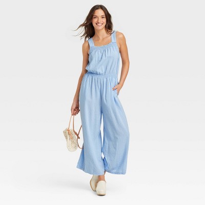 universal thread gauze jumpsuit