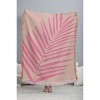 Daily Regina Designs Pink And Blush Palm Leaf Woven Throw Blanket - Deny Designs - 3 of 4