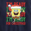 Boys' - SpongeBob SquarePants - I'm Ready For Christmas Graphic Long Sleeve Fleece Sweatshirt - 2 of 4