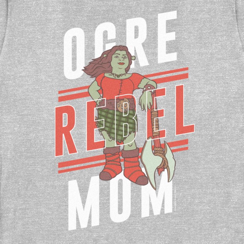 Women's Shrek Ogre Rebel Mom  T-Shirt -  -, 2 of 5