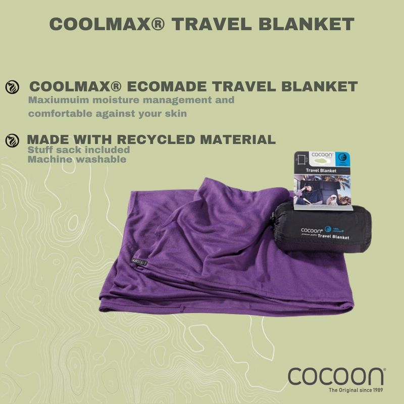 COCOON - Premium - COOLMAX Travel Blanket, 2 of 5