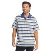 Gioberti Men's Regular Fit Stripe Short Sleeve Polo w/ Pocket - 4 of 4