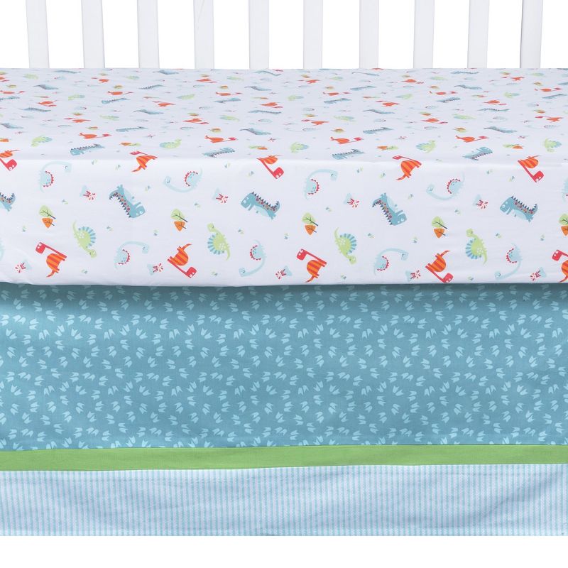 Trend Lab Dinosaur Roar Baby Nursery Crib Bedding Set - 3pc, 6 of 11