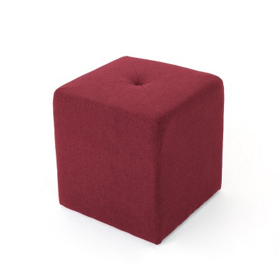 Red cheap ottoman target