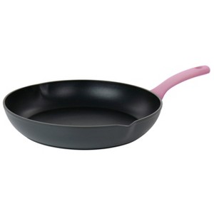 Oster Rigby 9.5 Inch Aluminum Nonstick Frying Pan in Pink with Pouring Spouts - 1 of 4