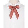 Elerevyo Women's Polka Dots Adjustable Neckwear Pre-tied Ribbon Bow Ties - 4 of 4