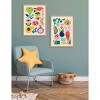 Kate & Laurel All Things Decor 18"x24" 2pc Sylvie Fruits and Veggies Framed Canvas Art by Rachel Lee Set Natural - 4 of 4
