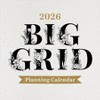 TF Publishing 13.5"x14.5" 2026 Big Grid-Floral Wall Calendar - 2 of 4