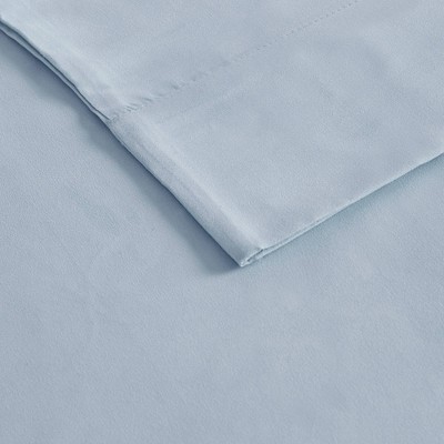 Blue Full Deep Pocket Microfiber Sheet Set