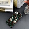 BONGEEK Case Compatible with iPhone 16Plus,Scratch Resistant Hybrid 2-Layer Hard Shell Bright Phone Case,Christmas Retro Snowman Green Colorful - 4 of 4