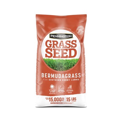 Pennington Bermuda Grass Full Sun Grass Seed 15 Lb : Target