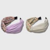 Willow & Ruby 2 Pack Women's Headbands - Floral Block Headbands for Women - 2 of 4